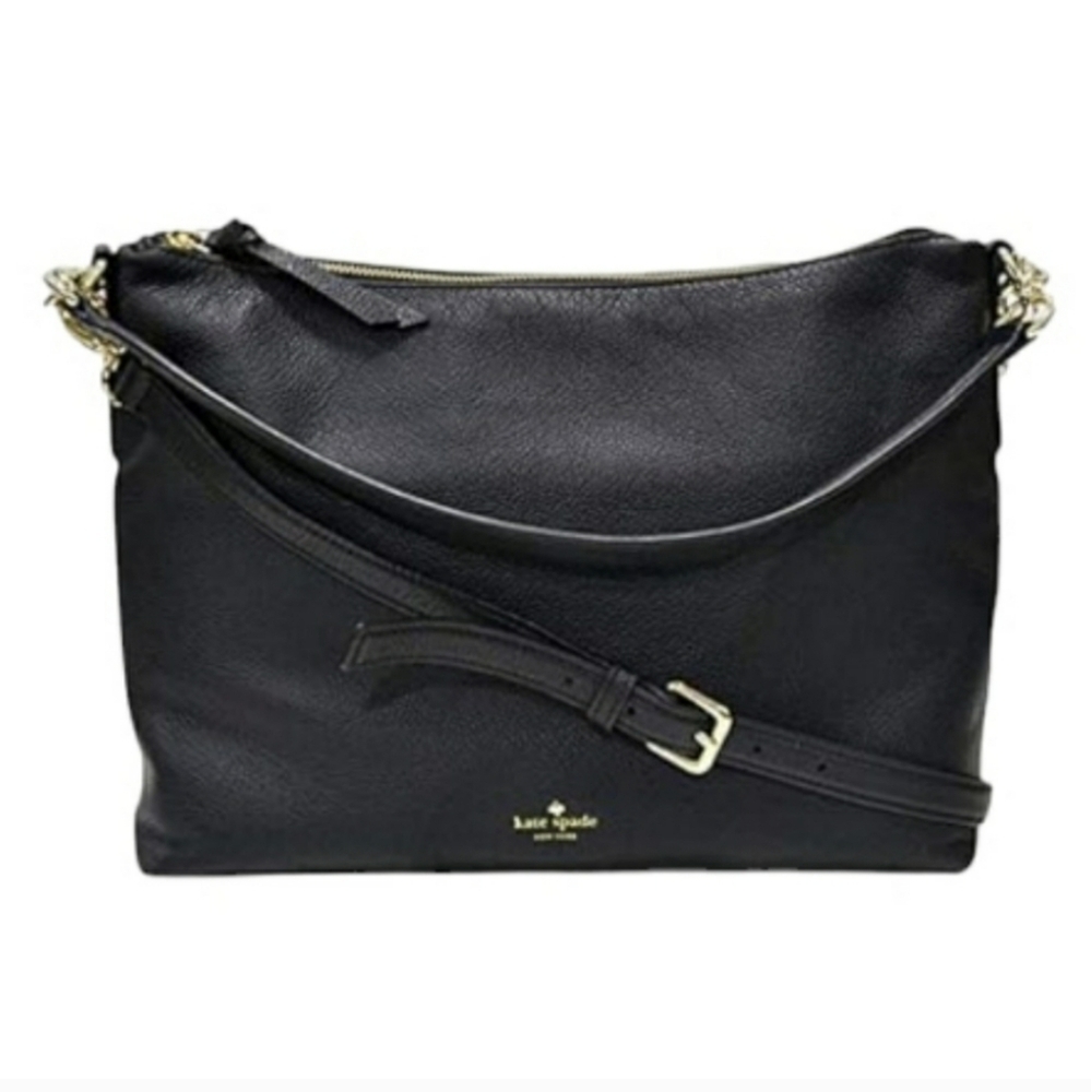 Kate Spade Leather Shoulder Bag With Crossbody Strap